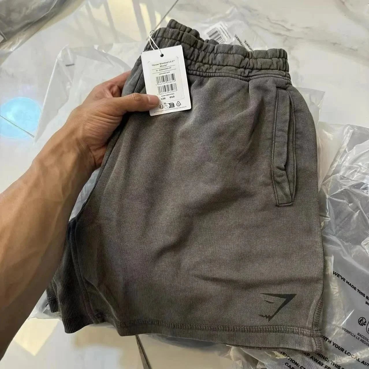 Gymshark Shorts Elastic-waist training with side pockets image 14