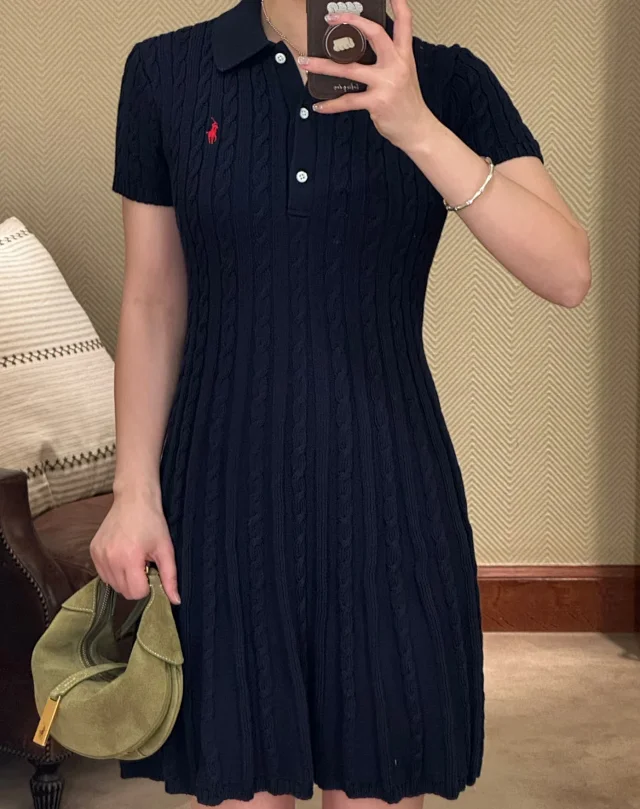 Polo Ralph Lauren Dresses Cable-Knit Dress product detail image 3