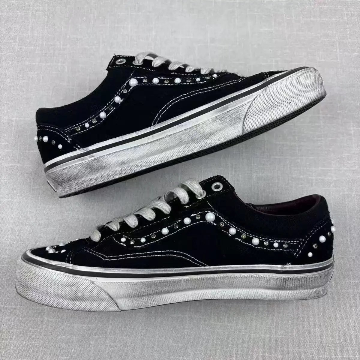 Vans Casual Shoes Old Skool Low-Top — OTW black