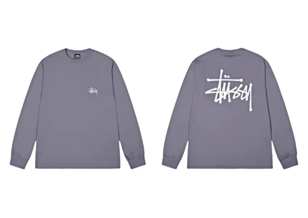 Stussy Classic Logo Long Sleeve T-Shirt Turquoise - 41