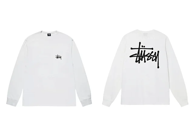 Stüssy T-Shirts Long-Sleeve Logo Print T-Shirt product detail image 23