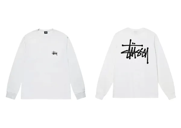 Stussy Classic Logo Long Sleeve T-Shirt Turquoise - 24