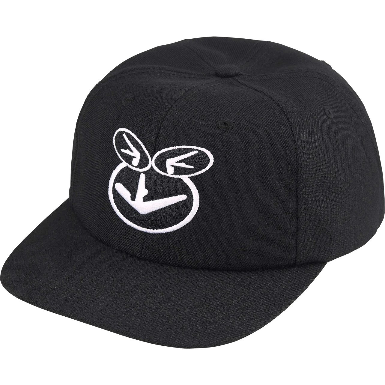 Supreme Hats Five-Panel Camp Cap — H033 Black