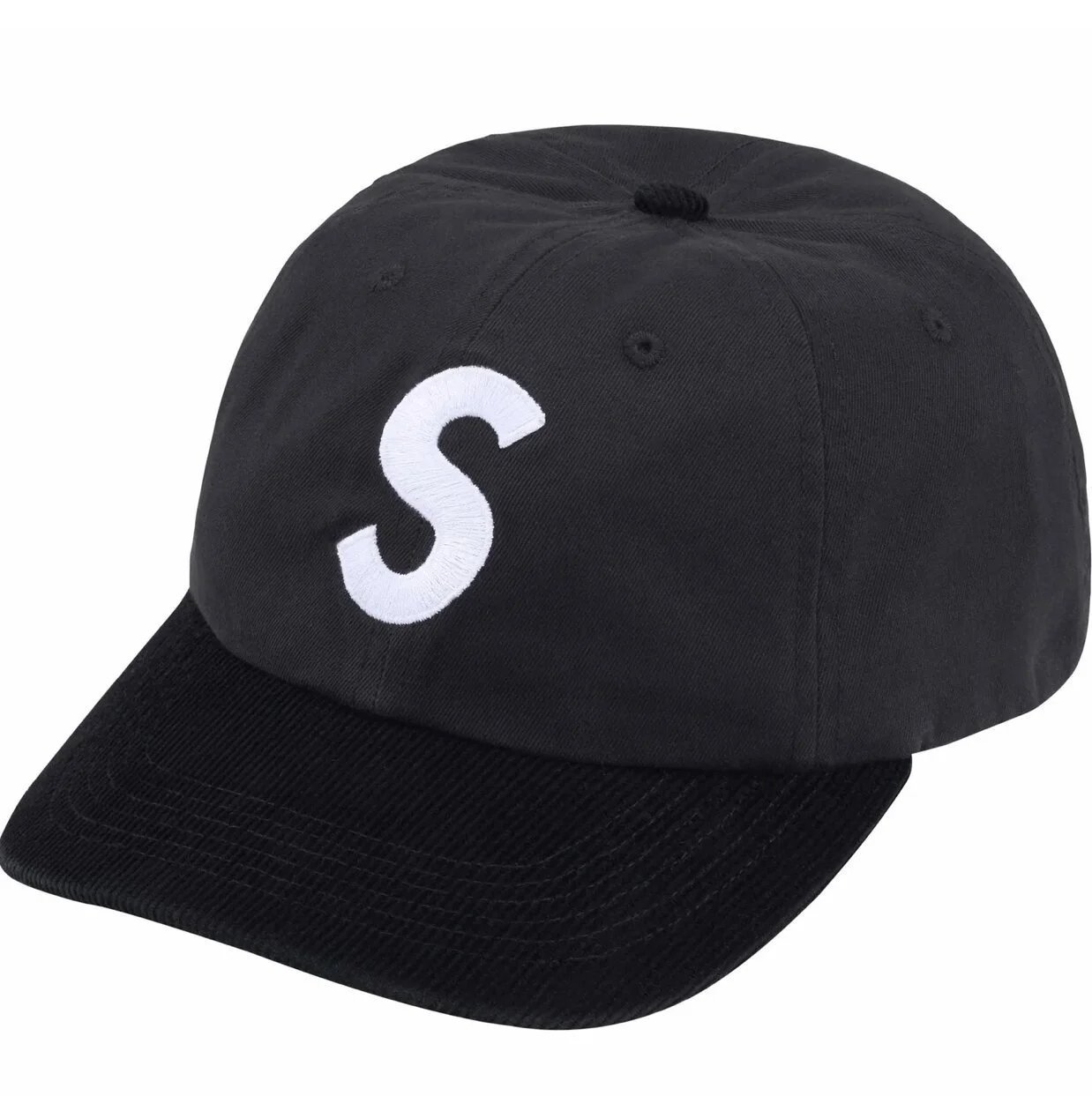 Supreme Hats Five-Panel Camp Cap — H022 black