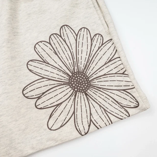 Unbranded Shorts Elastic-Waist Daisy Graphic product detail image 6