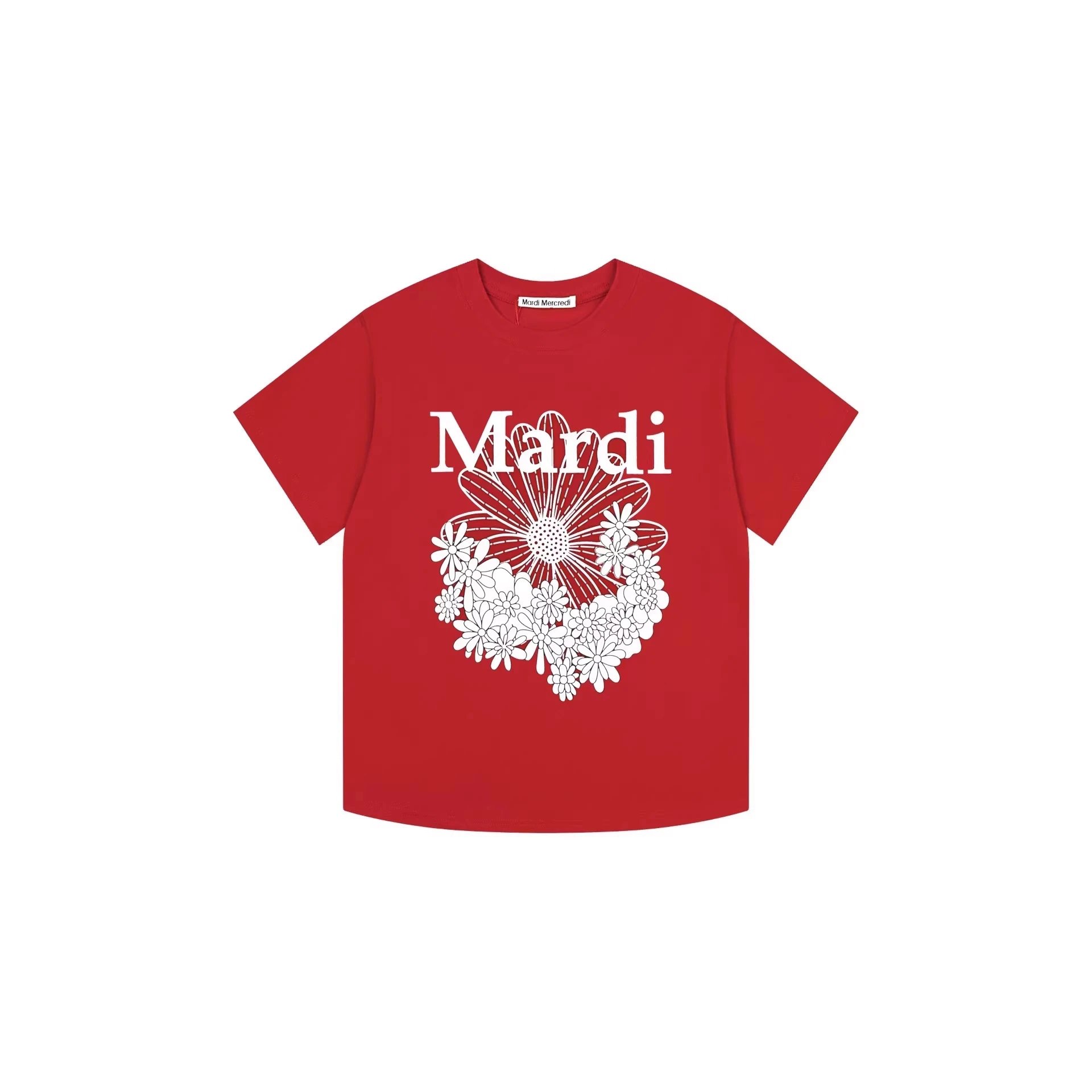 Mardi Mercredi T-Shirts Floral Graphic Short-Sleeve T-Shirt image 5