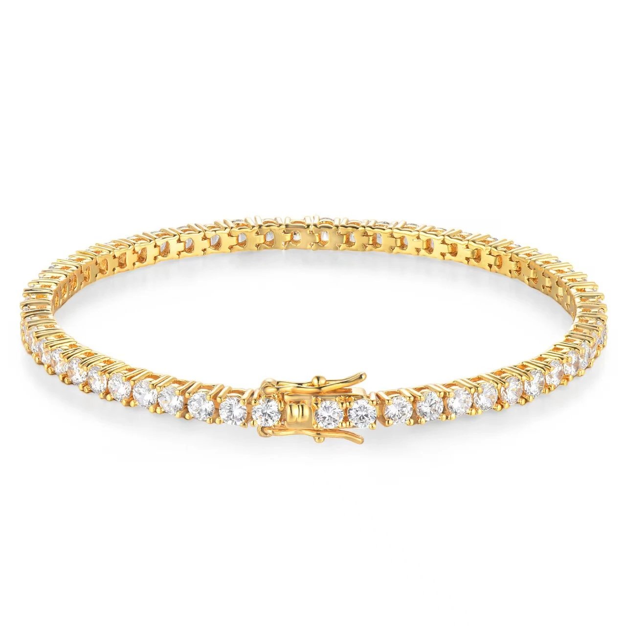 Unbranded Jewelry Round Crystal Tennis Bracelet image 3