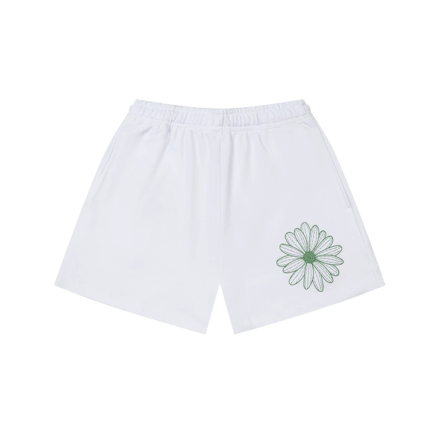 Unbranded Shorts Elastic-Waist Daisy Graphic image 5