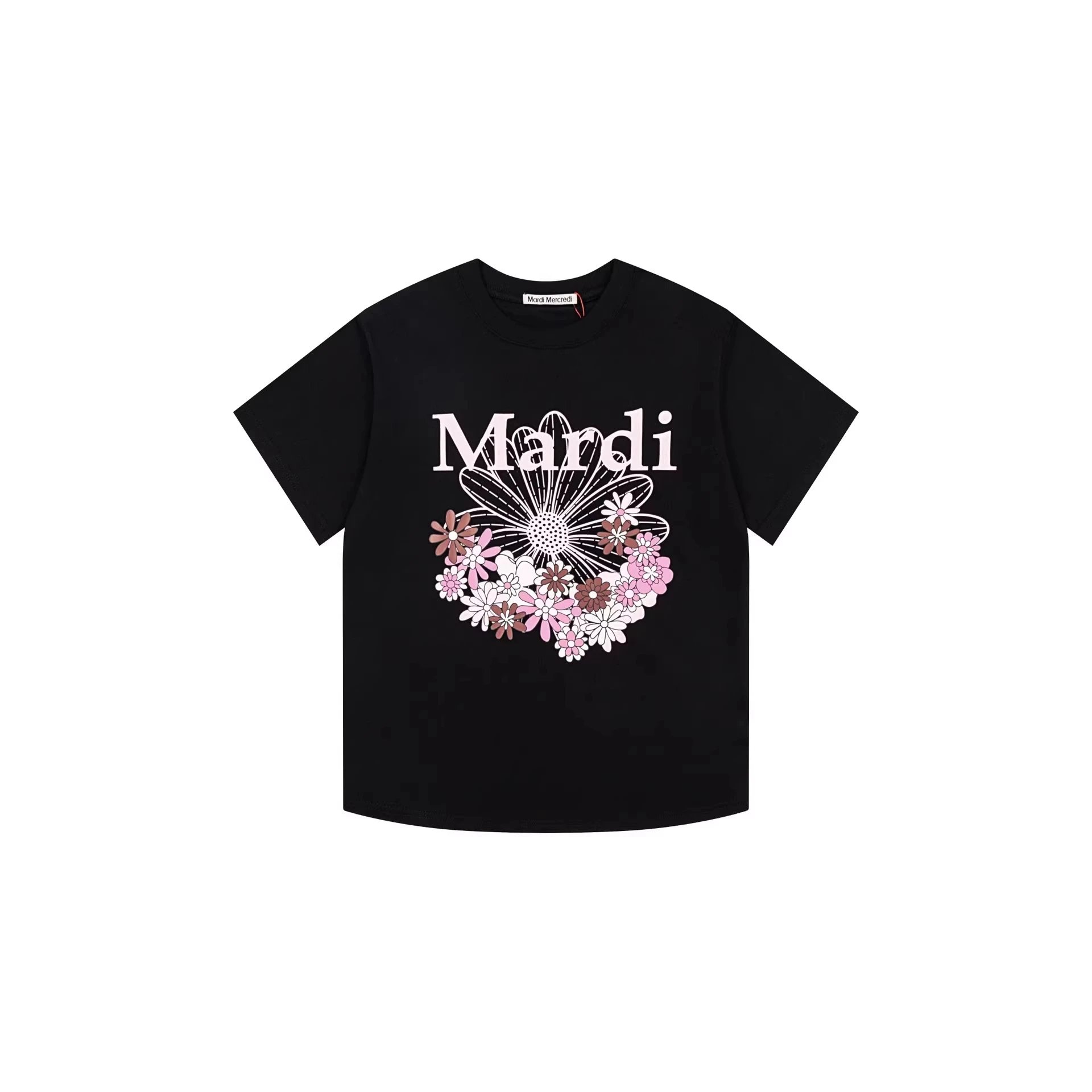 Mardi Mercredi T-Shirts Floral Graphic Short-Sleeve T-Shirt image 2