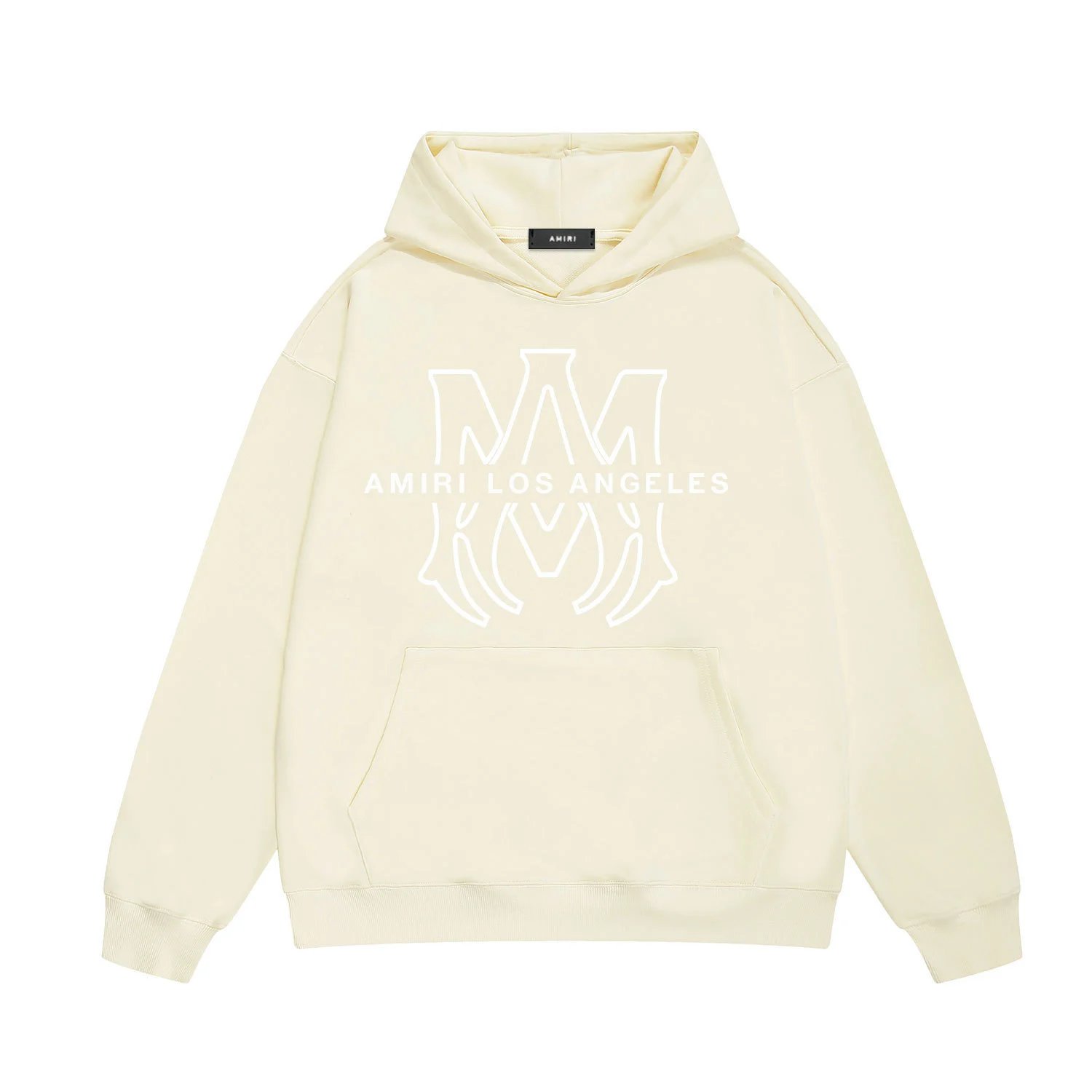 Beige with white graphics