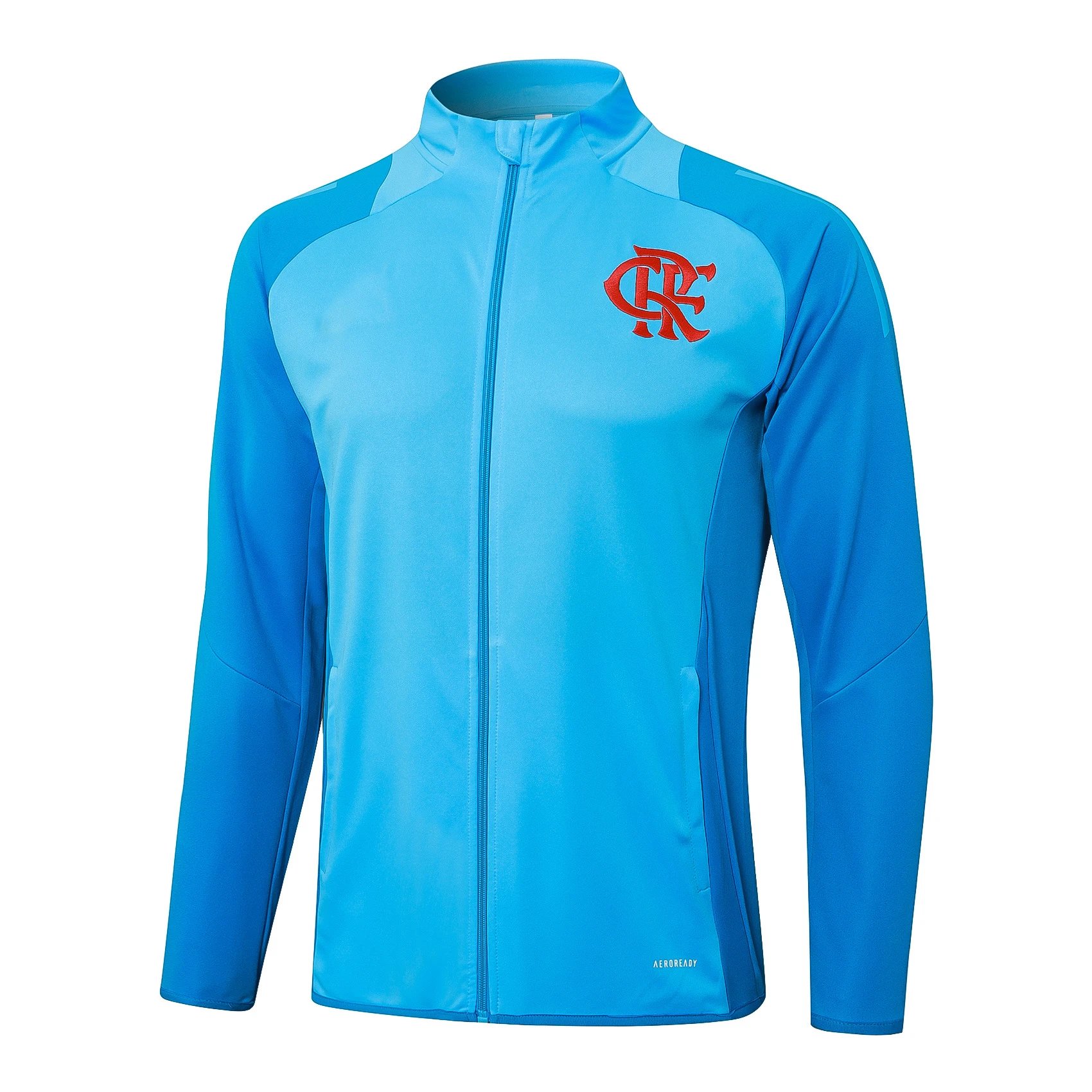 CBF x Artist Collaboration Christ the Redeemer Graphic Track Jacket Blue Outerwear - 28