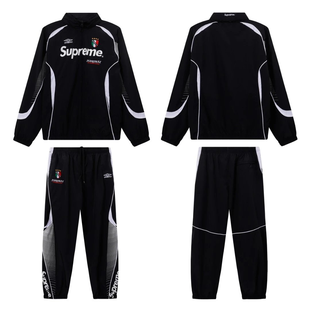 Supreme Logo Sweatpants Black - 14