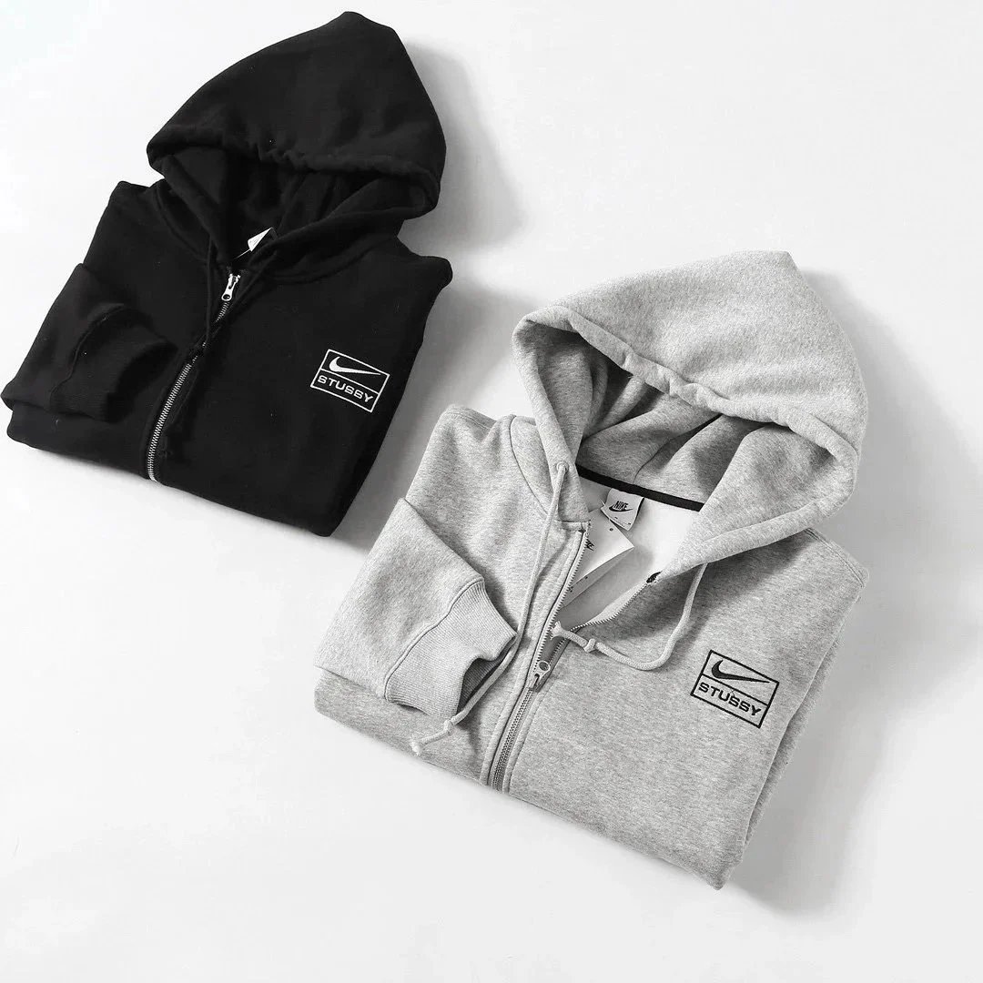 Stüssy x Nike City Series Black Hoodie and Sweatpants Set - 17