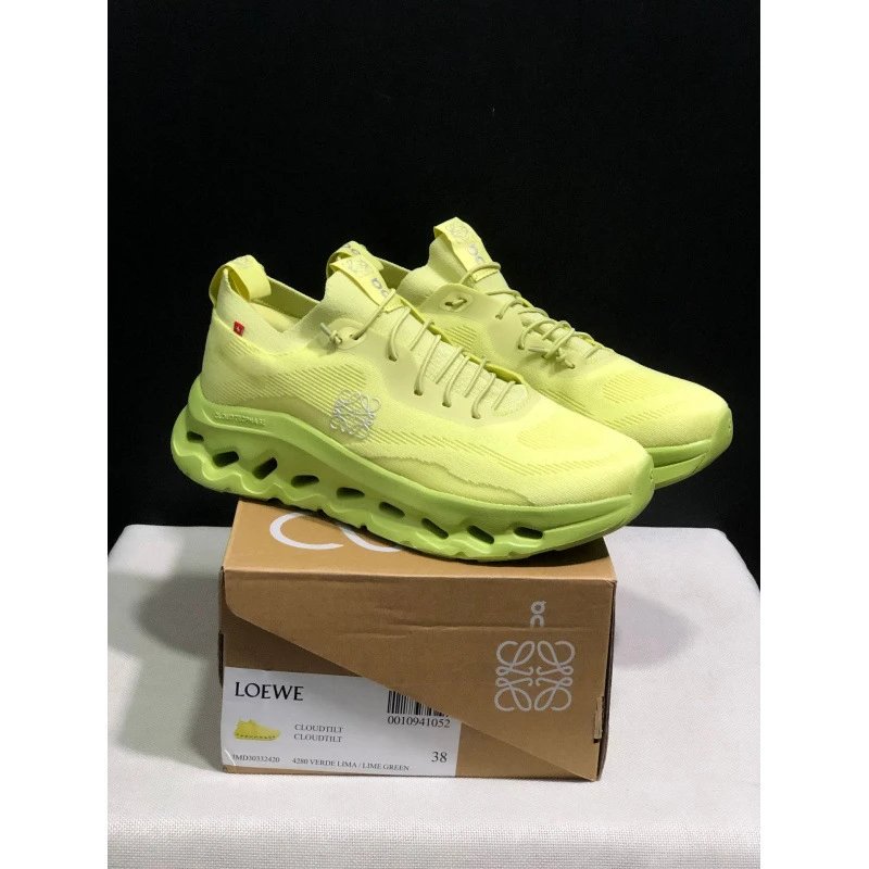 Loewe Cloudtilt Lime Green Sneakers