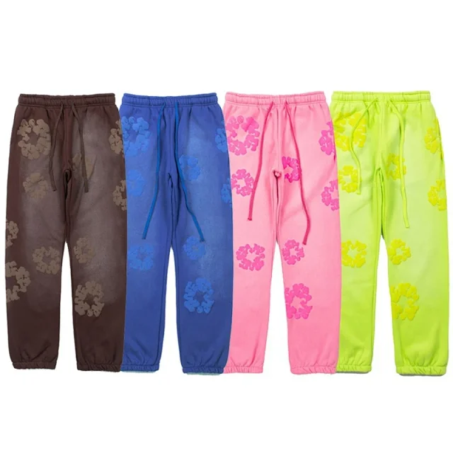Unbranded Matching Sets Hoodie and jogger set with floral motifs product detail image 22