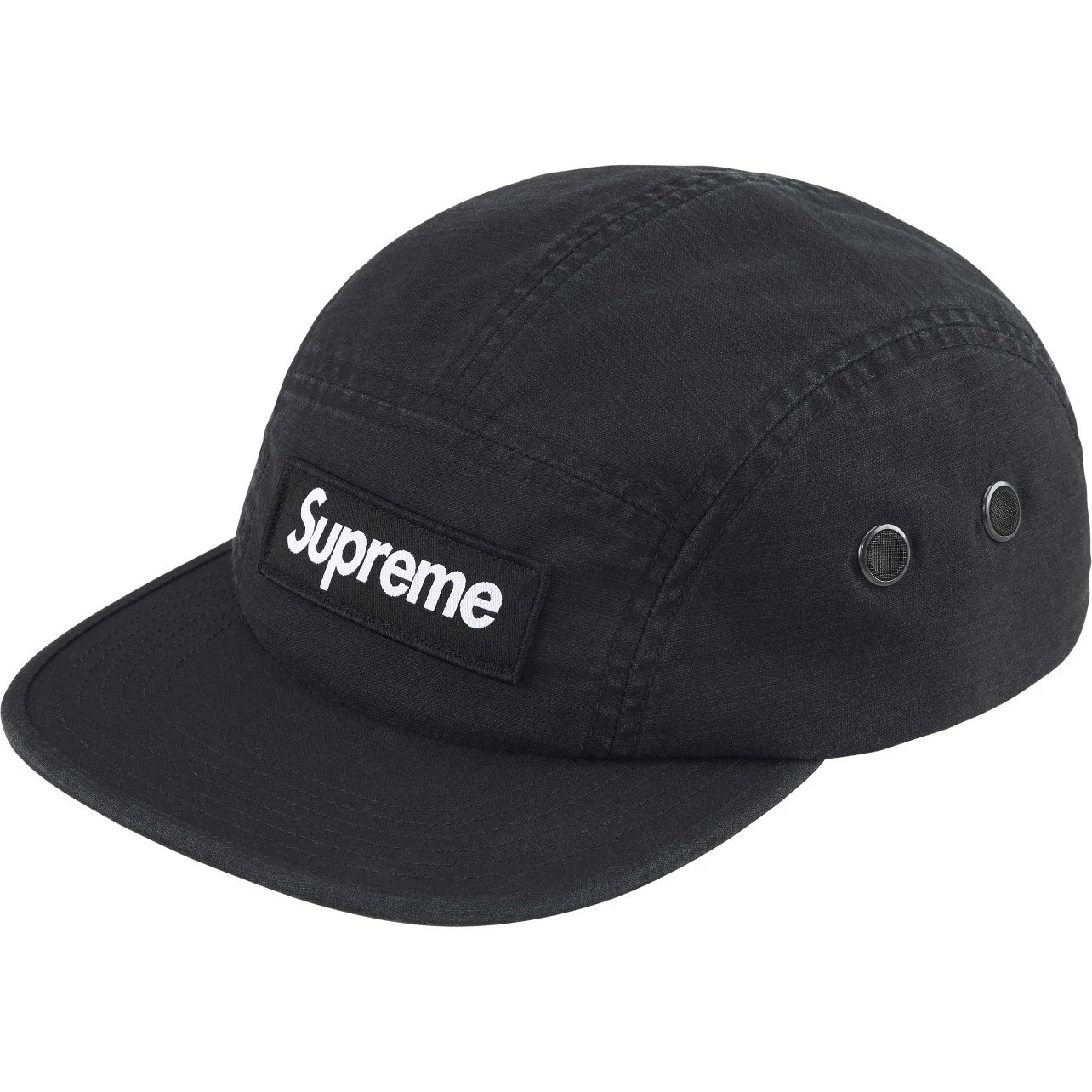 Supreme Hats Five-Panel Camp Cap — H032 black