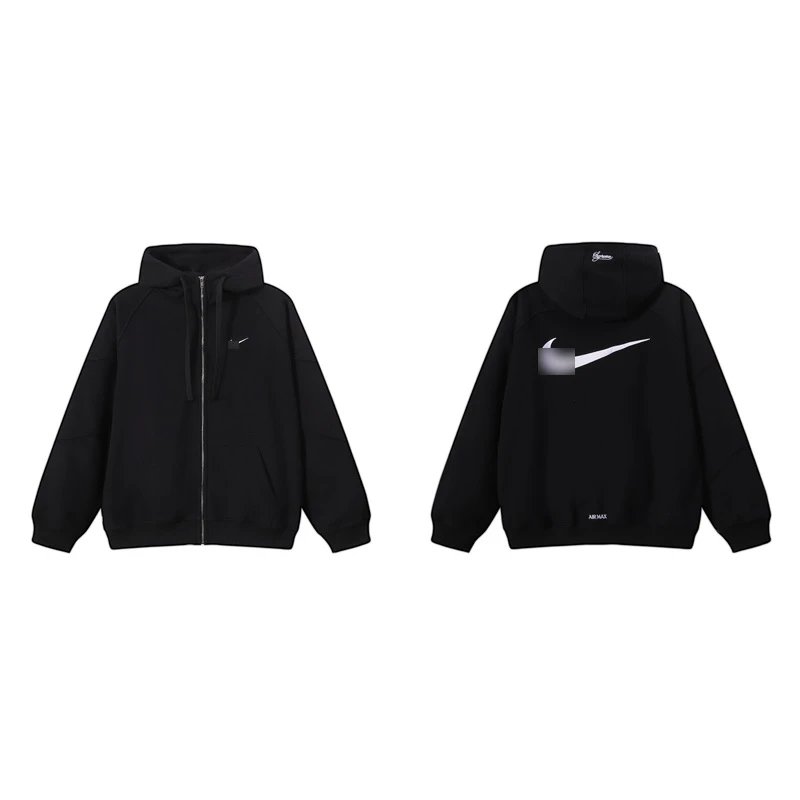 Supreme Jackets Ducati Racing Zip-Up Jacket — E2619 Black Zippered Jacket