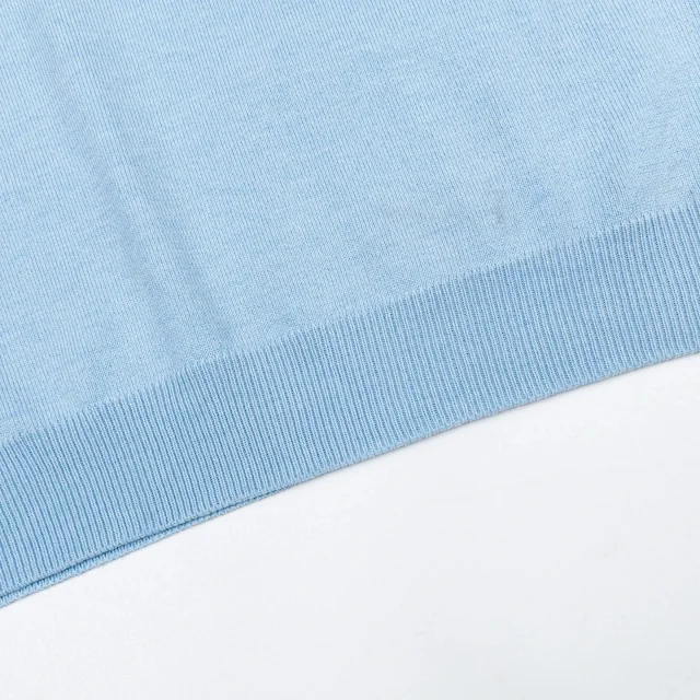 Mardi Mercredi Knitwear Daisy Embroidered Short-Sleeve Knit Top product detail image 24