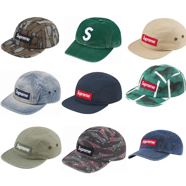 Supreme Hats Five-Panel Camp Cap product detail image 1