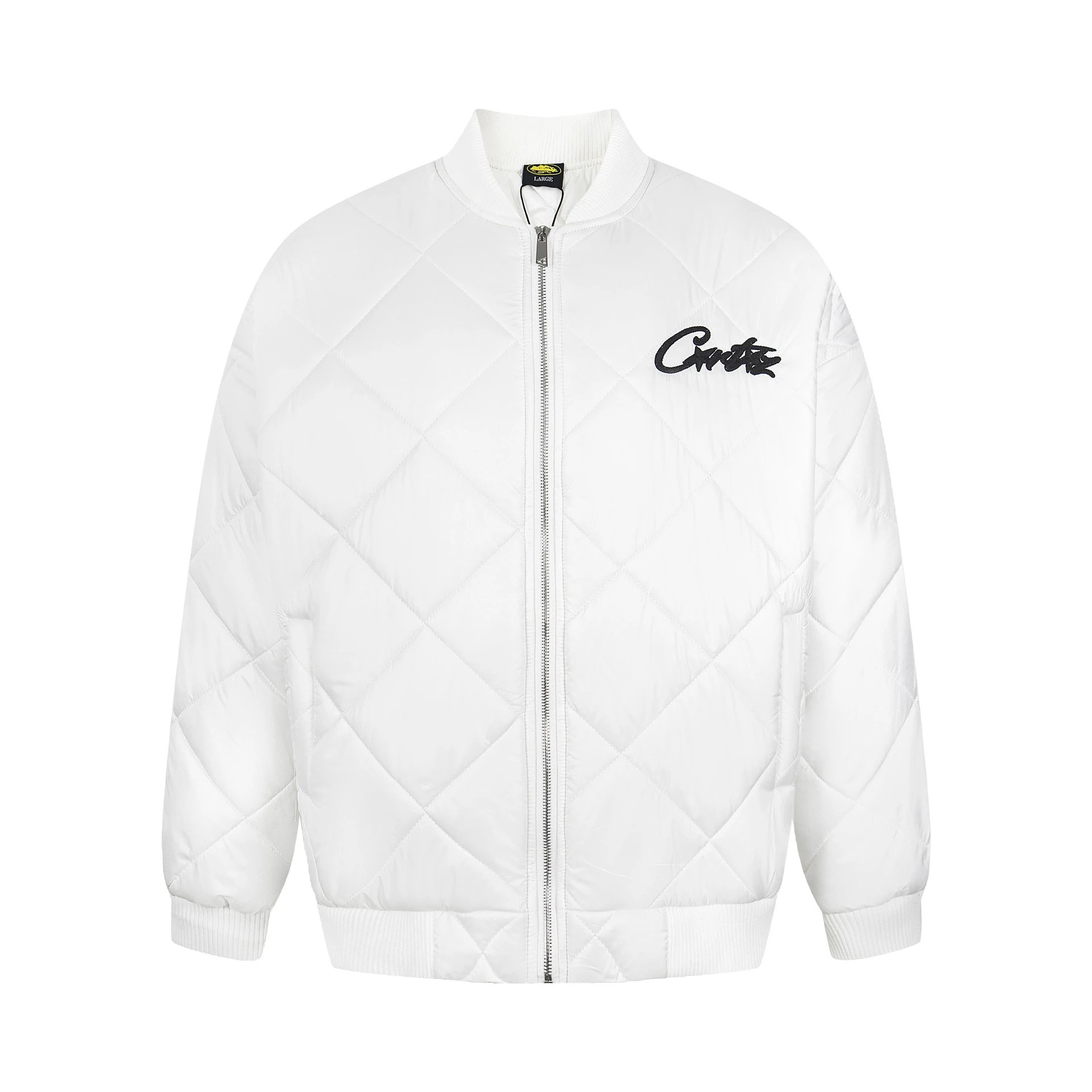 Corteiz Jackets Quilted bomber jacket — white
