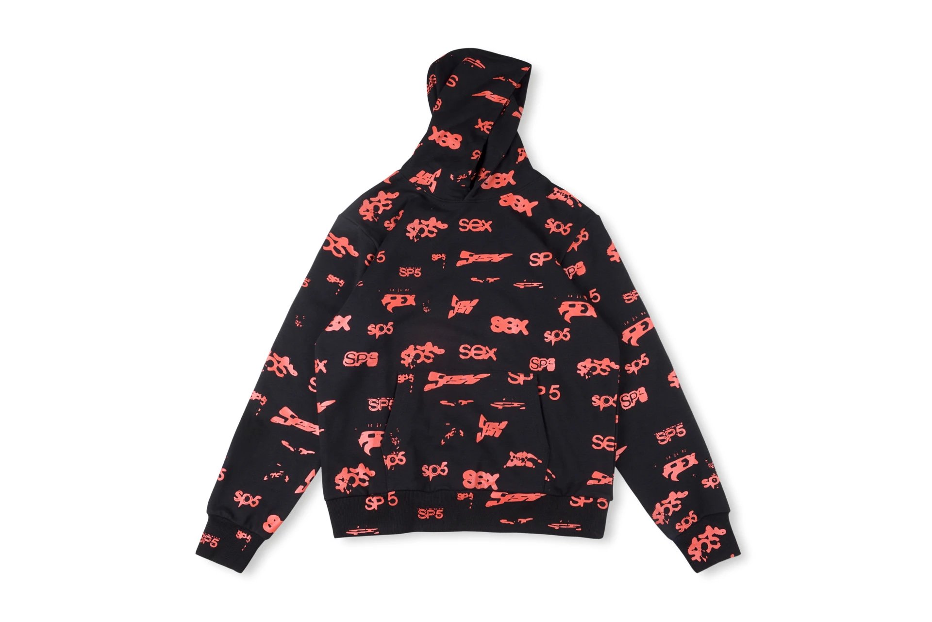 SP5DER Hoodies & Sweatshirts Graphic Print Pullover Hoodie — 3