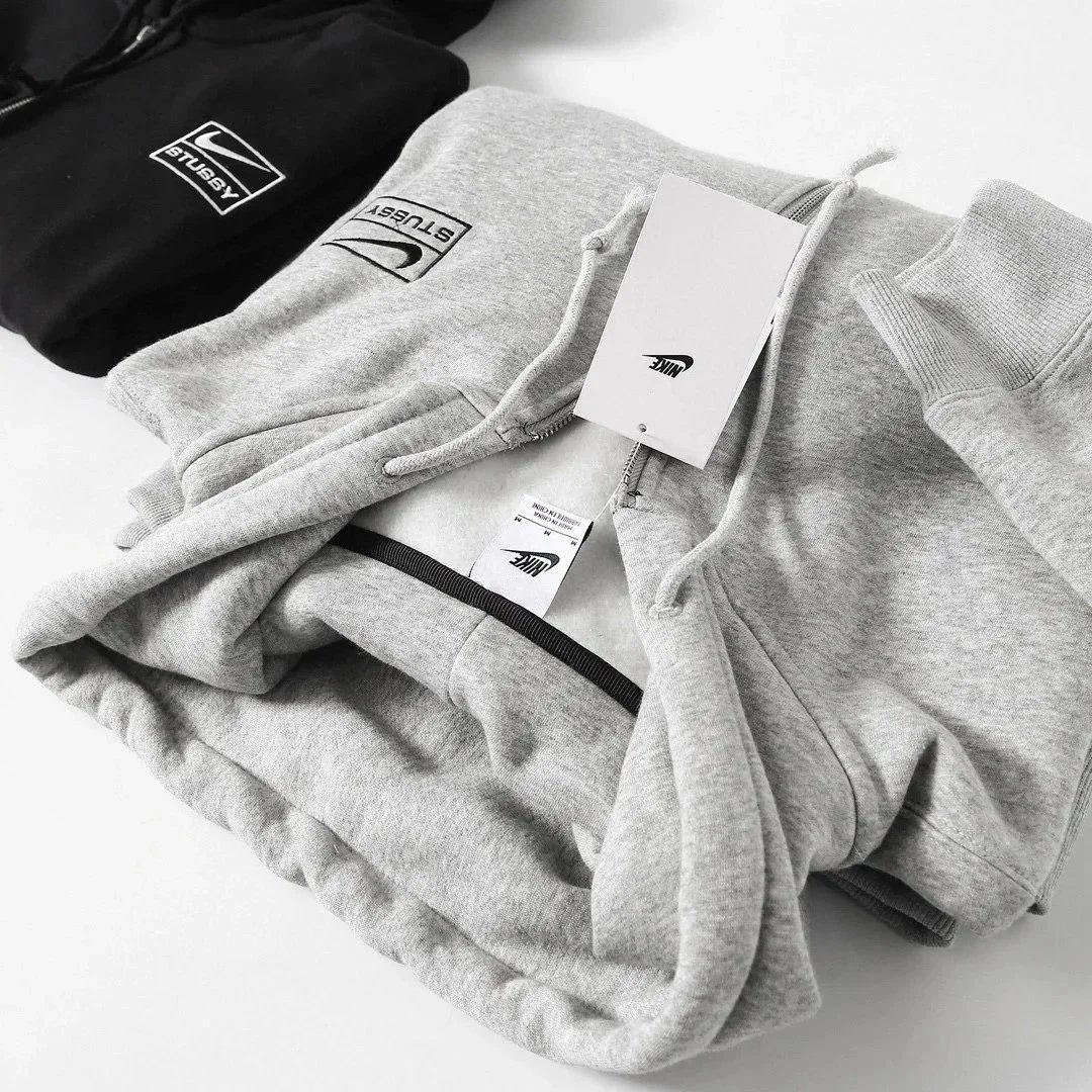 Stüssy x Nike City Series Black Hoodie and Sweatpants Set - 18