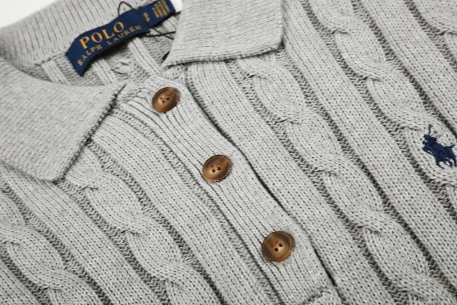 Polo Ralph Lauren Dresses Cable-Knit Short-Sleeve Dress product detail image 3
