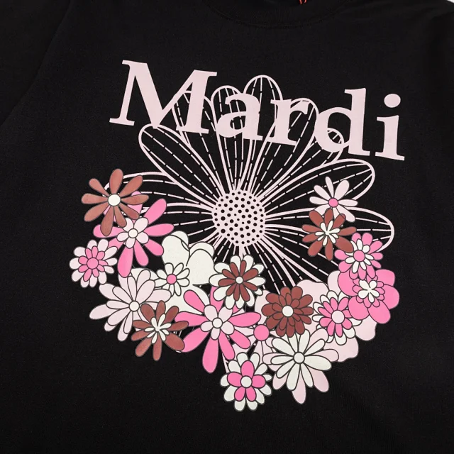 Mardi Mercredi T-Shirts Floral Graphic Short-Sleeve T-Shirt product detail image 4