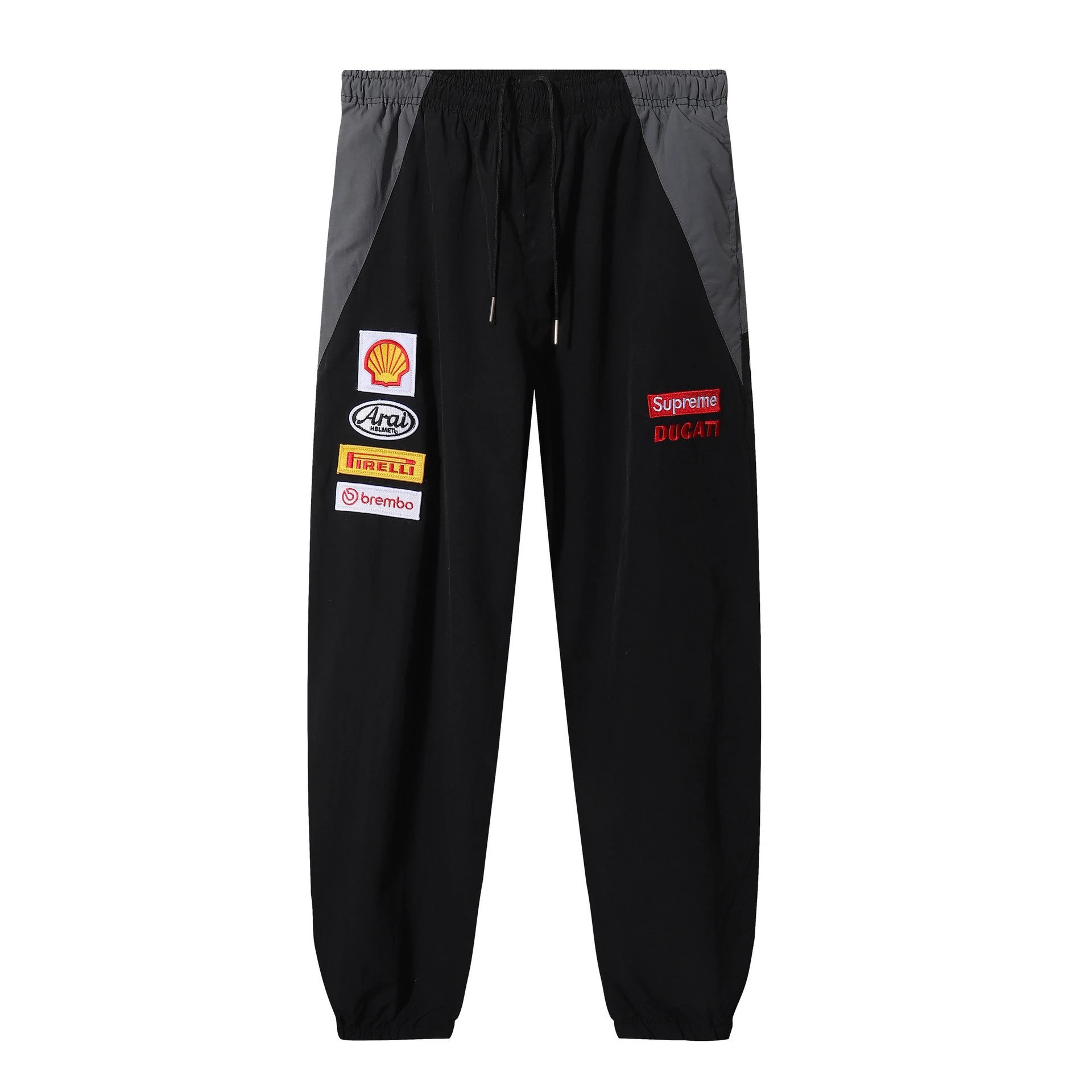 Supreme Jackets Ducati Racing Zip-Up Jacket — E2604 Black Trousers