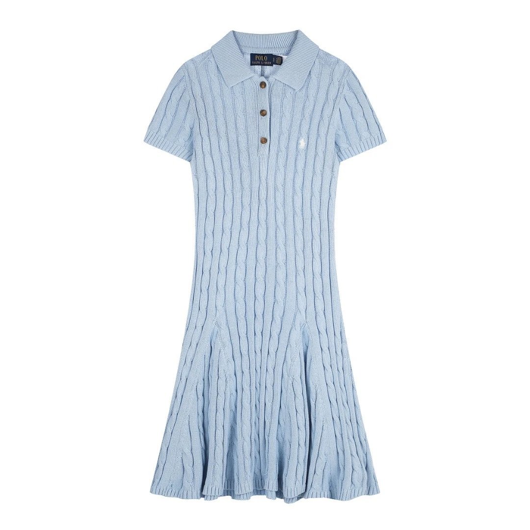 Polo Ralph Lauren Dresses Cable-Knit Short-Sleeve Dress image 5