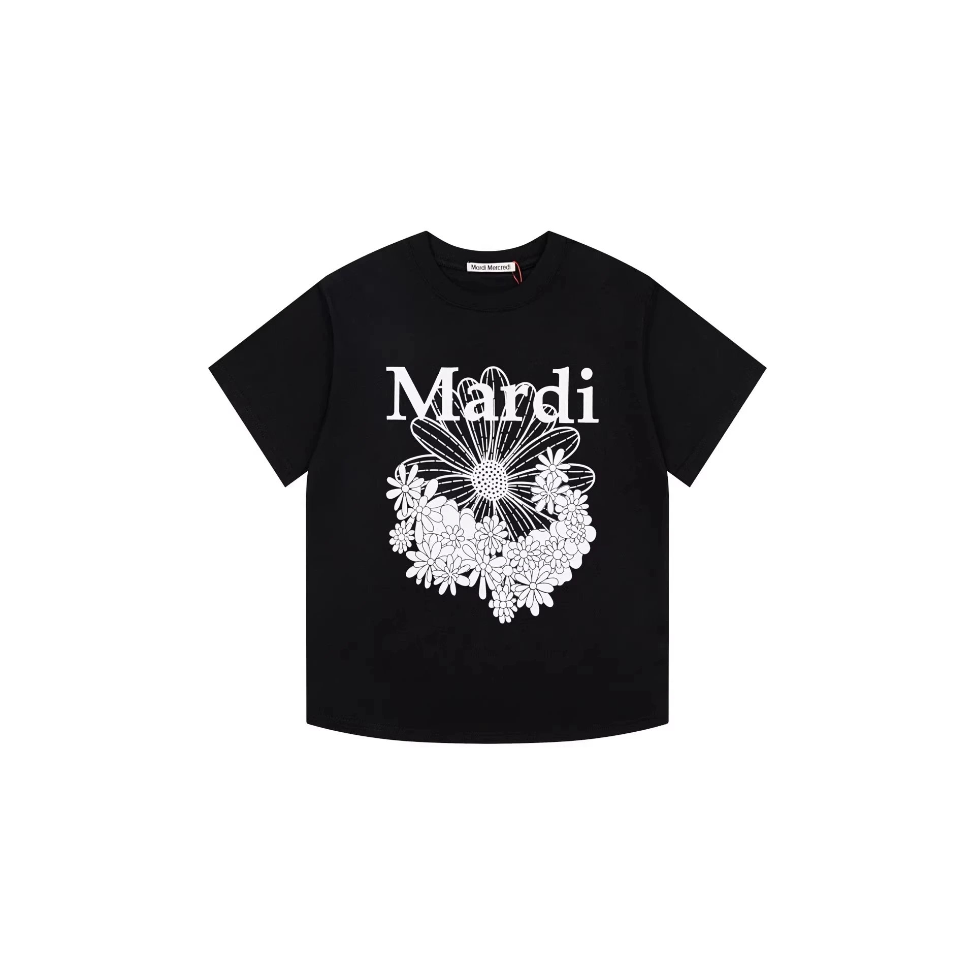 Mardi Mercredi T-Shirts Floral Graphic Short-Sleeve T-Shirt image 4