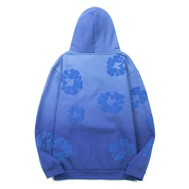 Unbranded Matching Sets Hoodie and jogger set with floral motifs product detail image 8