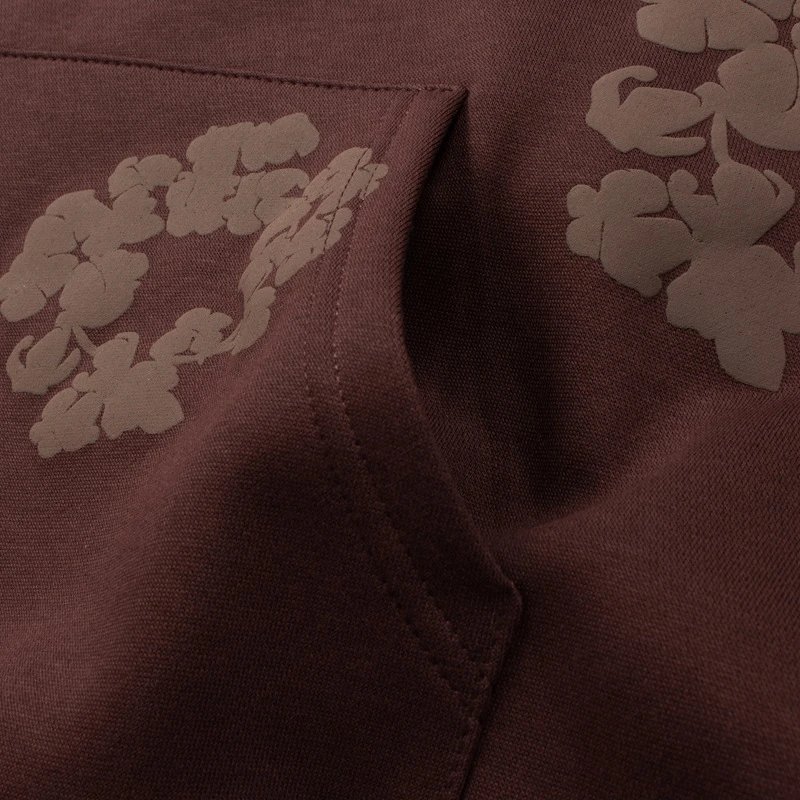 Design Floral Embossed Gradient Blue Hoodie - 14