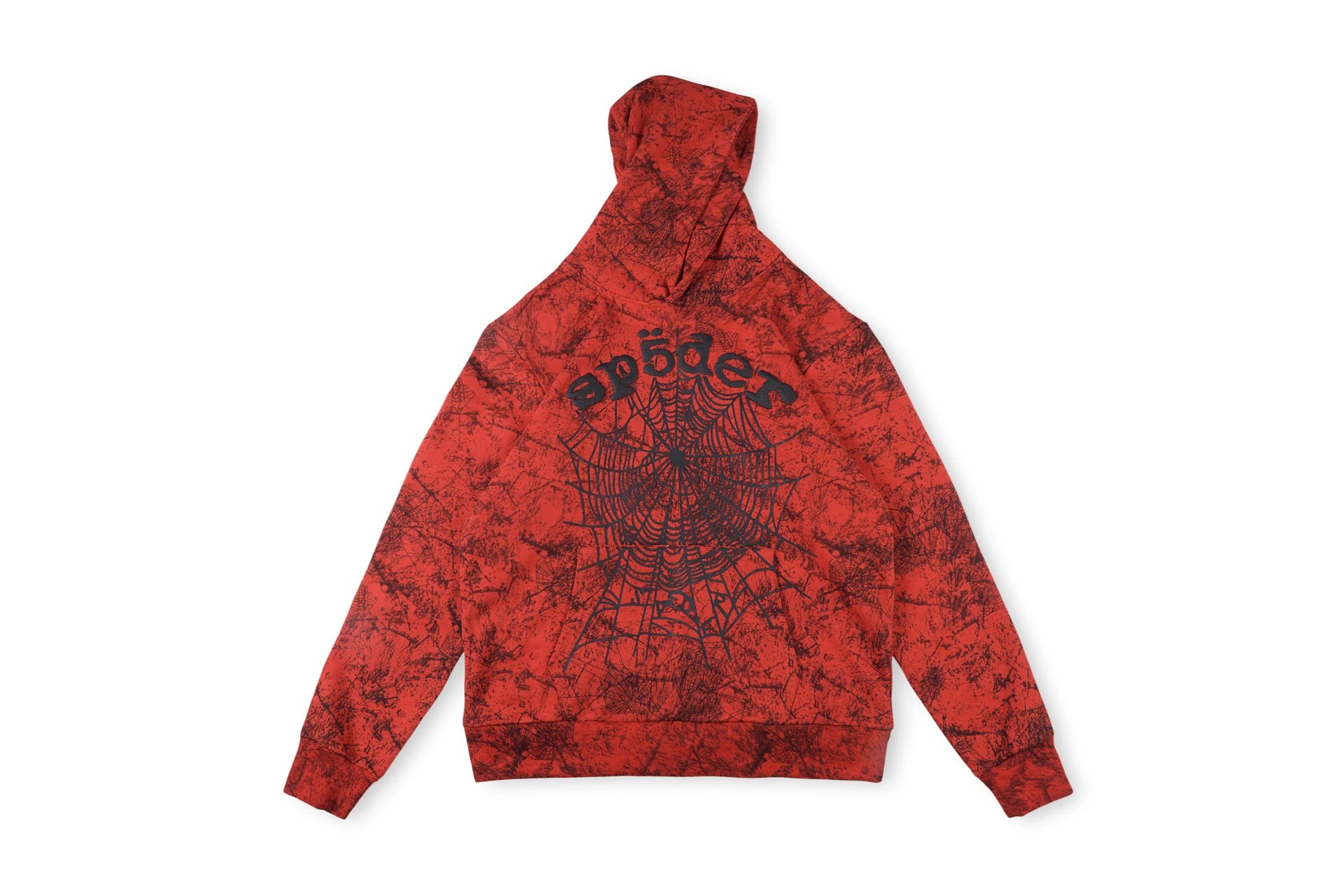 SP5DER Hoodies & Sweatshirts Graphic Print Pullover Hoodie — 8