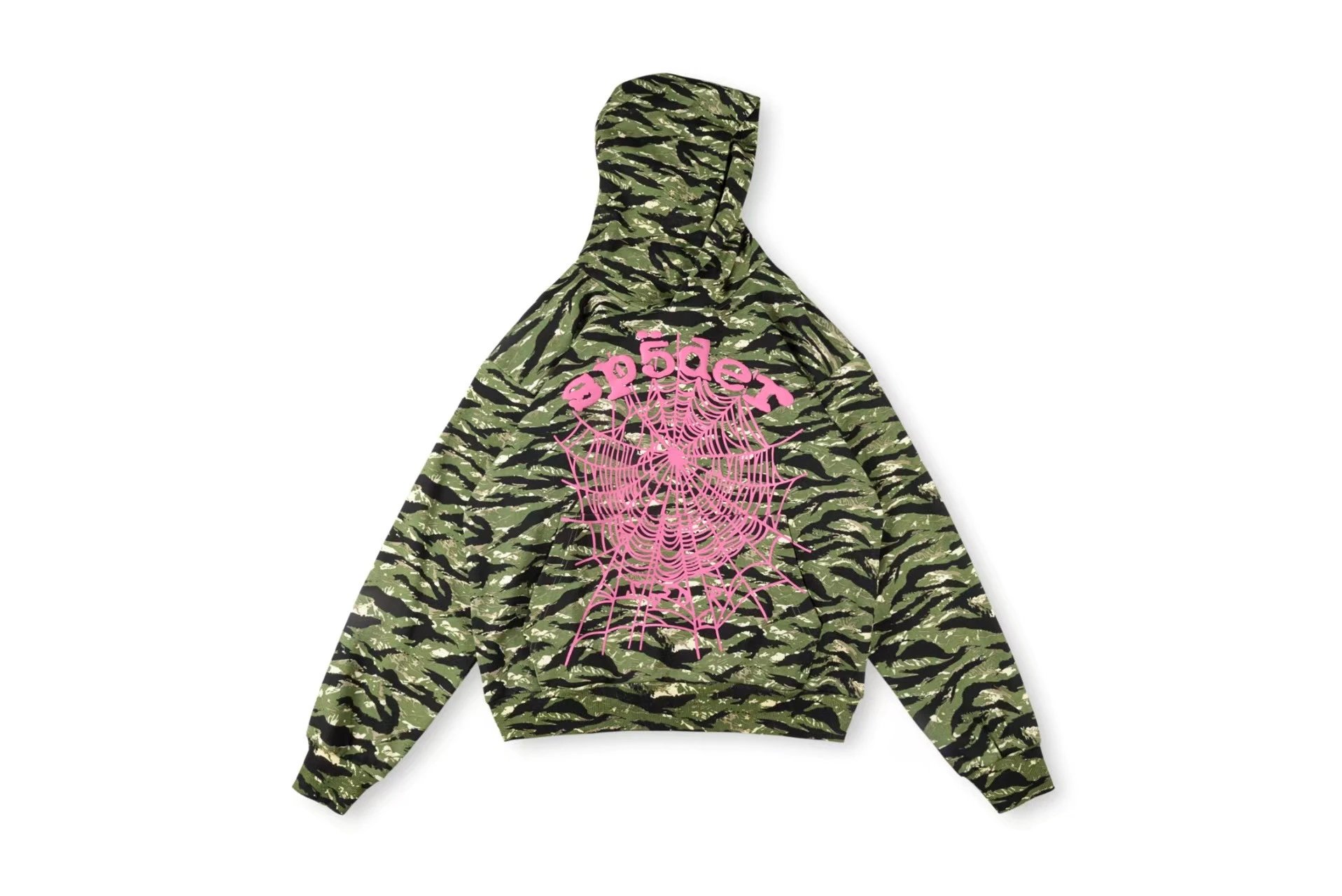 SP5DER Hoodies & Sweatshirts Graphic Print Pullover Hoodie — 17