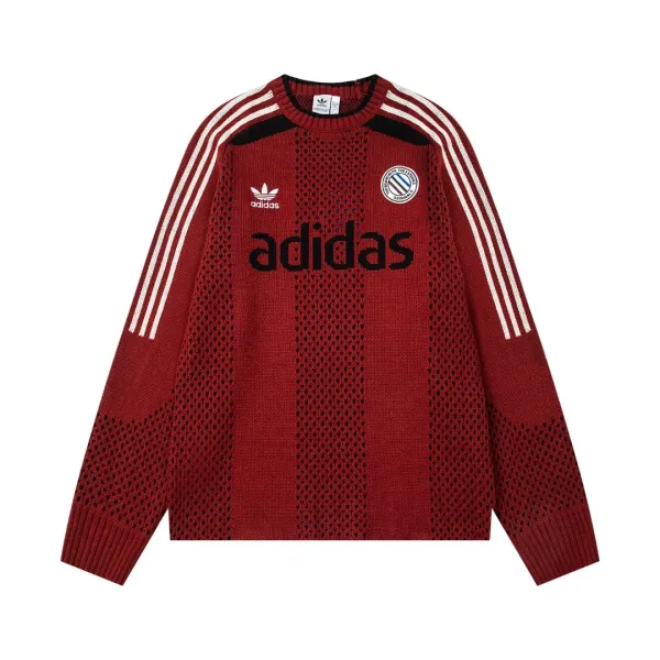 Adidas Originals Knit Sweater White Blue - 6