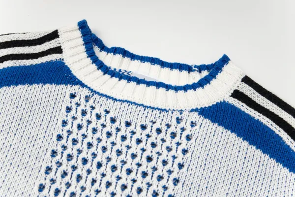 Adidas Originals Knit Sweater White Blue - 8