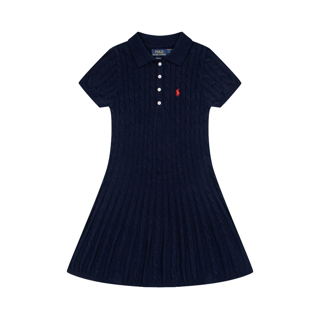 Polo Ralph Lauren Dresses Cable-Knit Dress — Dark blue