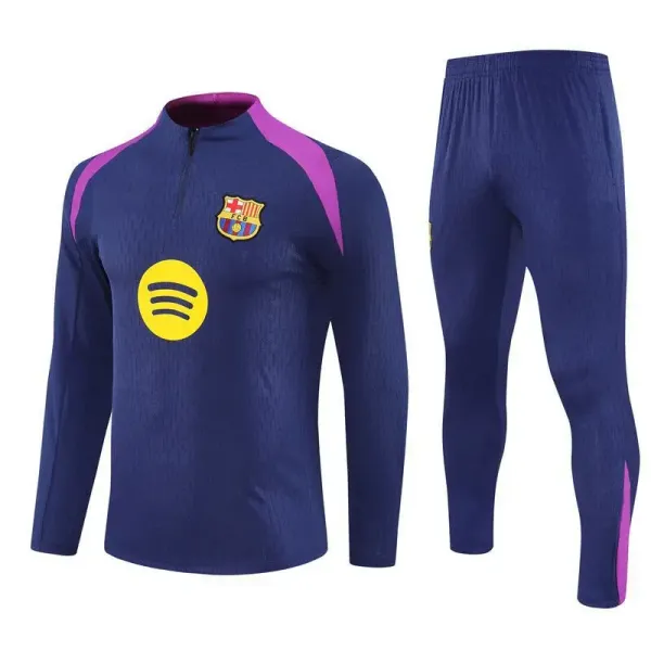 FC Barcelona x Spotify Training Set Navy Purple Activewear Tracksuit - 1