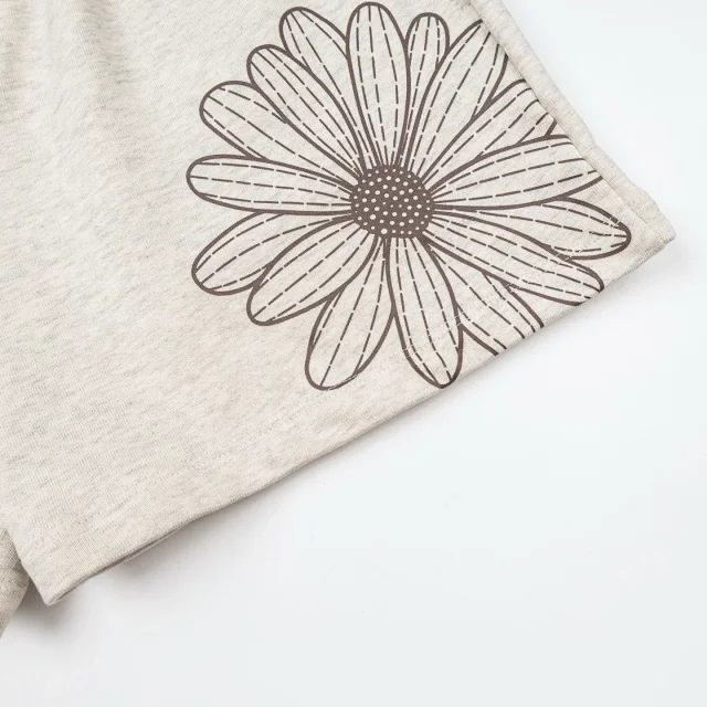 Unbranded Shorts Elastic-Waist Daisy Graphic product detail image 7