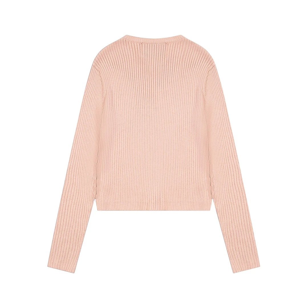 Calvin Klein Jeans Knitwear Ribbed button-front cardigan with CK logo image 5