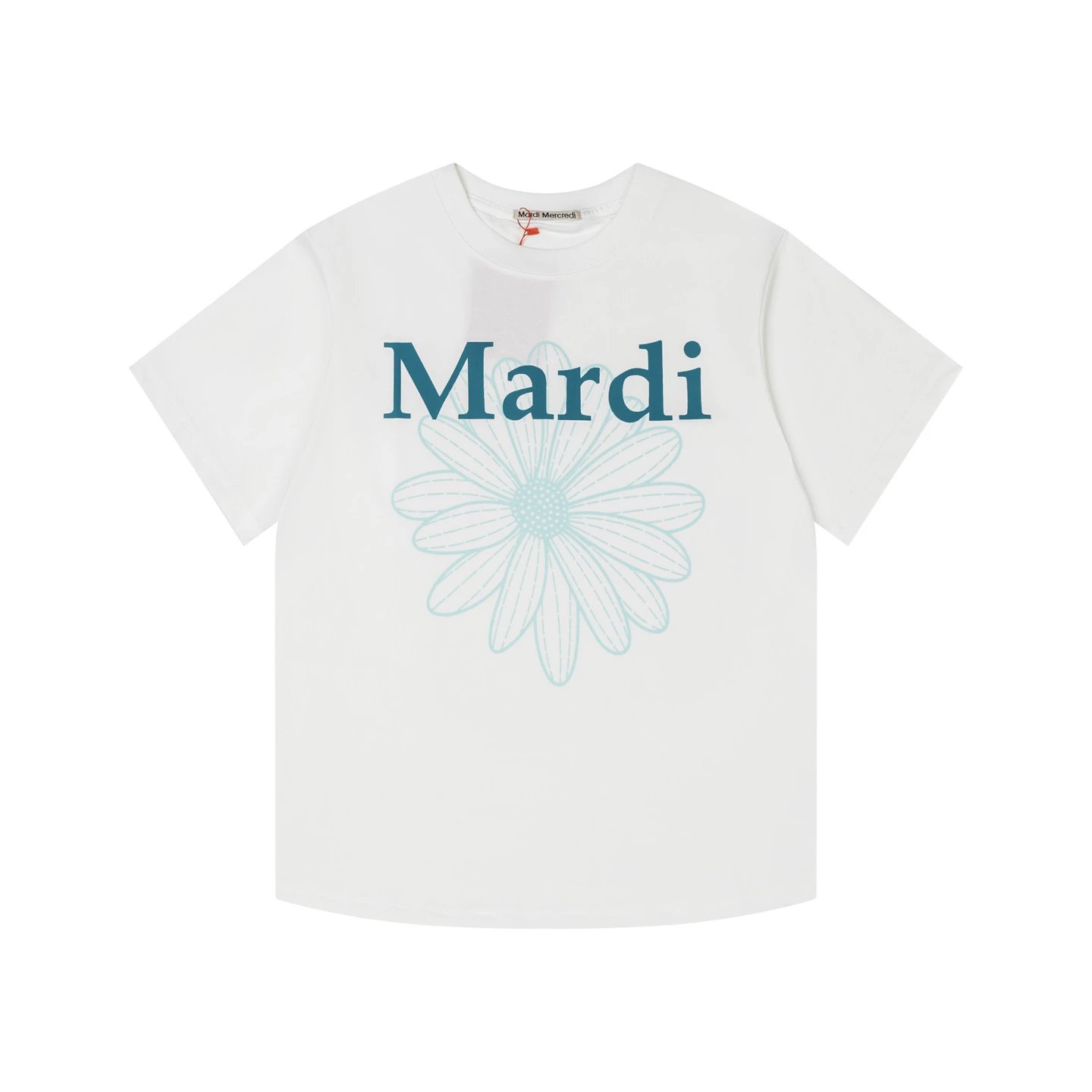Mardi Mercredi T-Shirts Daisy Graphic Short-Sleeve T-Shirt — Gradient green