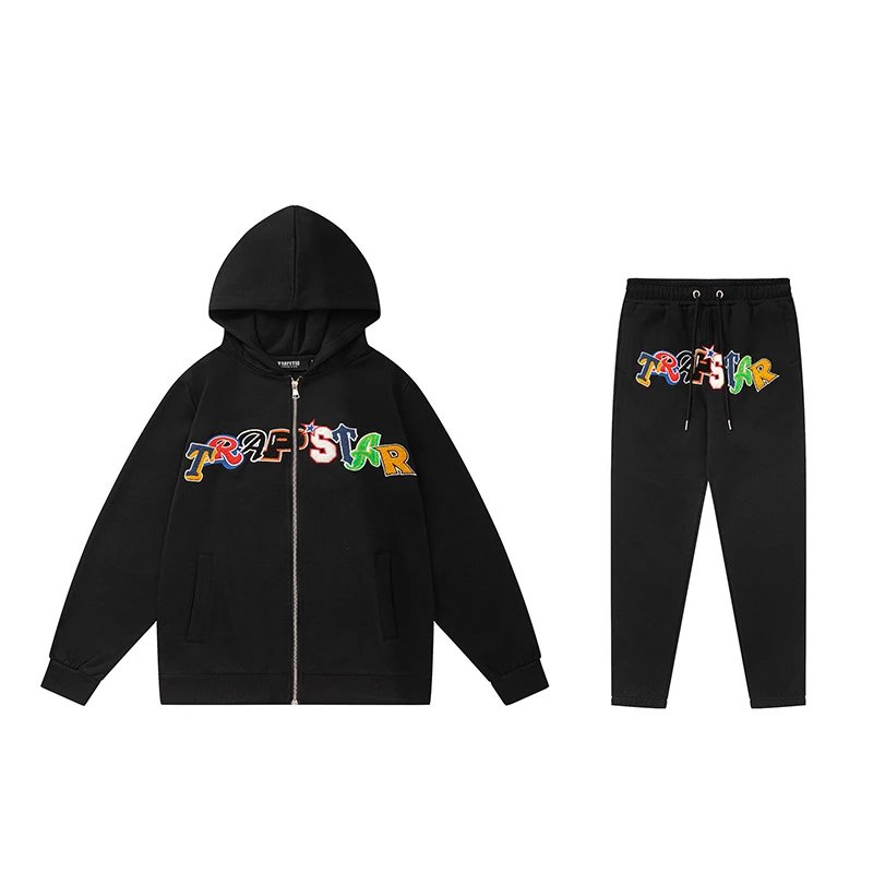 Trapstar Tracksuits Hooded tracksuit with embroidered rocket logo image 4
