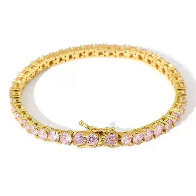 Unbranded Jewelry Round Crystal Tennis Bracelet product detail image 6