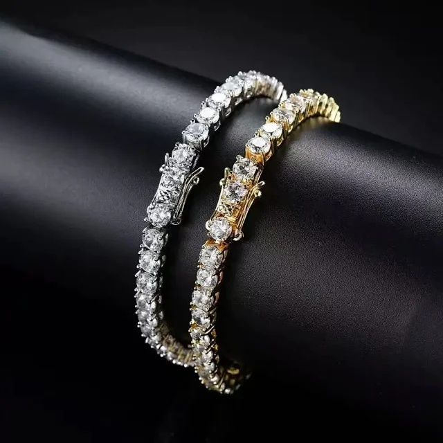 Unbranded Jewelry Round Crystal Tennis Bracelet product detail image 2