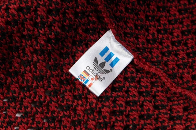 Adidas Knitwear Crew-neck knit sweater with three-stripe sleeves and logo graphic product detail image 20