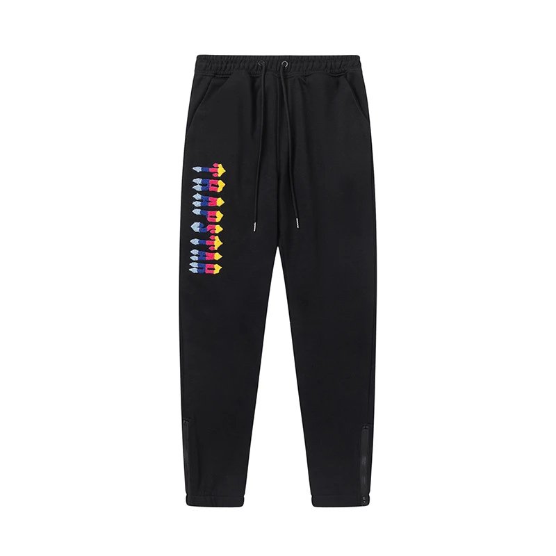 Trapstar Tracksuits Hooded tracksuit with embroidered rocket logo — 8852 pants black