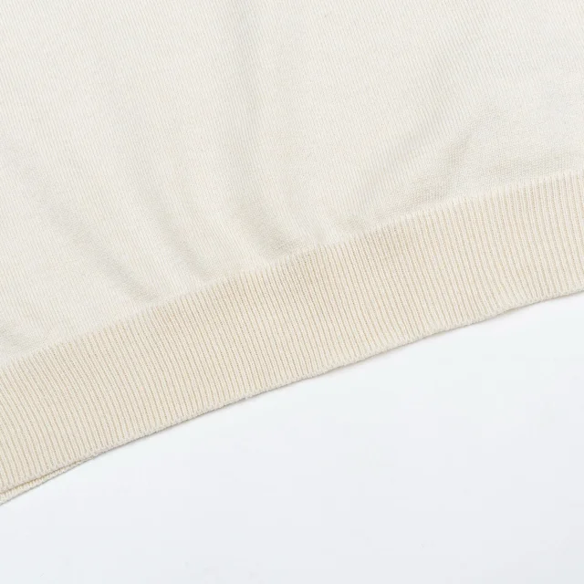 Mardi Mercredi Knitwear Daisy Embroidered Short-Sleeve Knit Top product detail image 14
