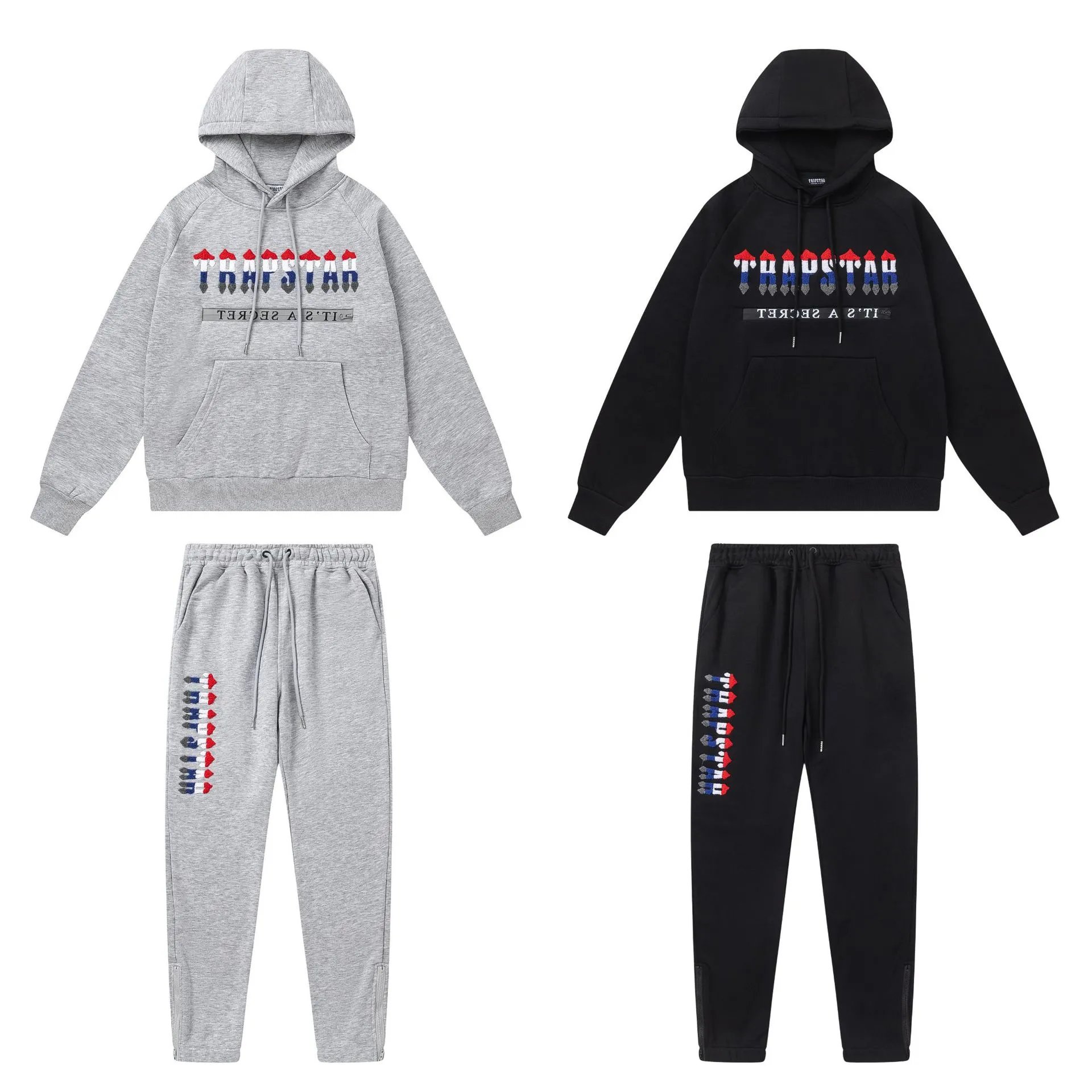 Trapstar Tracksuits Hooded tracksuit with embroidered rocket logo image 2