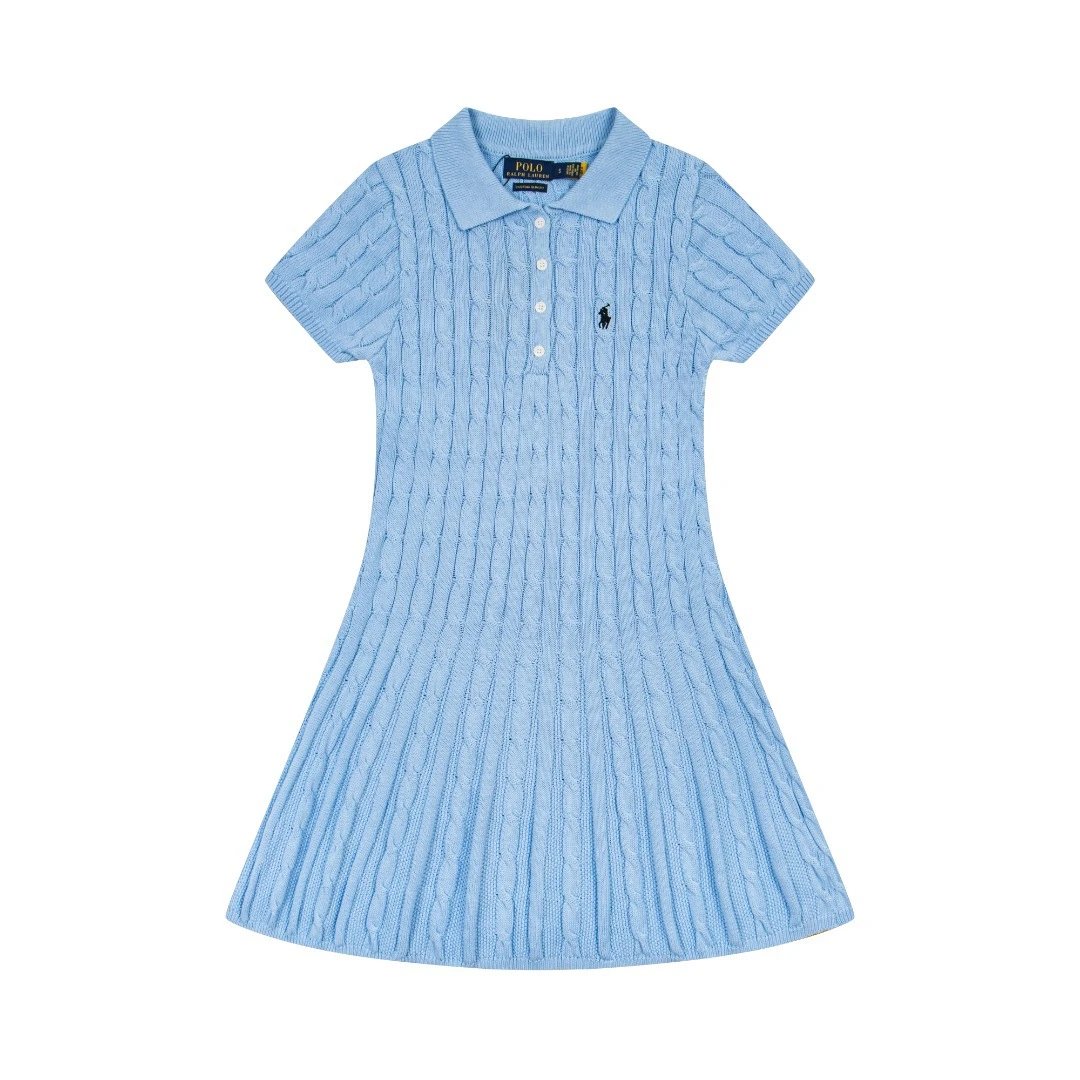 Polo Ralph Lauren Dresses Cable-Knit Dress — Light blue